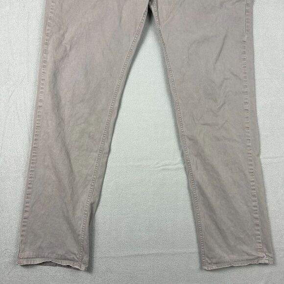 Peter Millar Pants‎ Mens 38 5 Pocket Pants Gray Cotton Blend Chino Business - Picture 2 of 10
